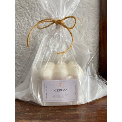 Vela de burbuja grande cereza
