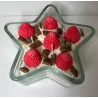 Fresas con crema y chocolate
